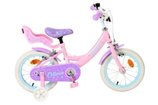 Volare Olivia Kinderfiets - Meisjes - 14 inch - Roze - Twee Handremmen