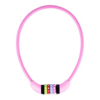 Vinz Baker Kinderfiets Kabelslot 10mm Roze - 65cm Main
